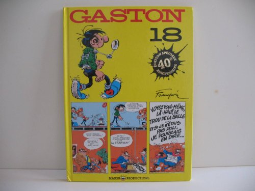 jaquette livre Gaston Tome 18