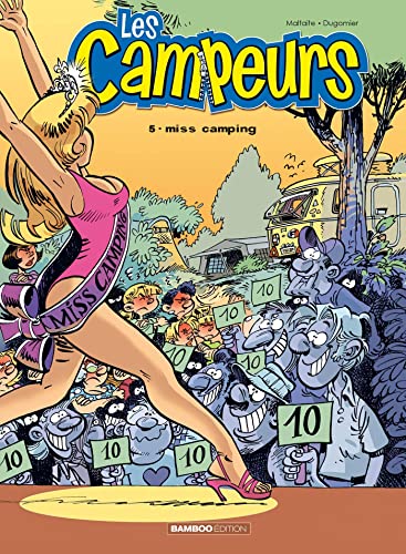 jaquette livre Les Campeurs Tome 5 - Miss Camping