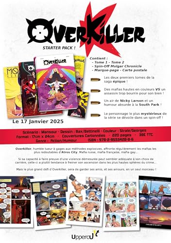 jaquette livre Overkiller - Pack Tomes 1 Et 2 + Goodies