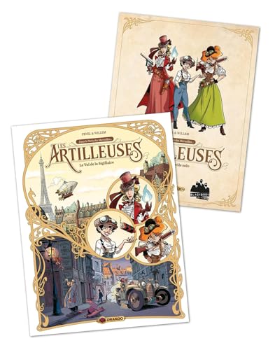 jaquette livre Les Artilleuses Tome 1 - Le Vol De La Sigillaire - Avec Le Jeu De Rôle Solo Offert