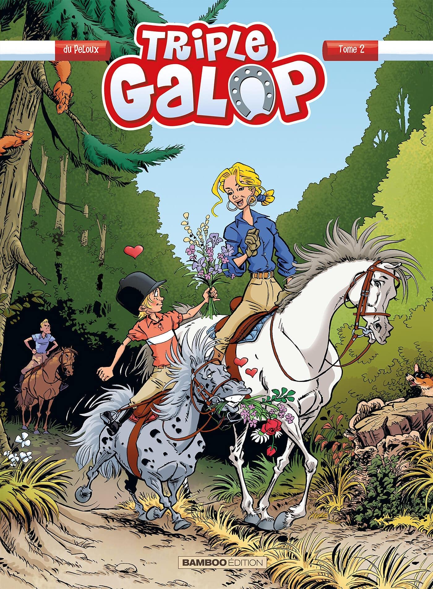 jaquette livre Triple galop, Tome 2 :