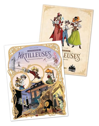 jaquette livre Les Artilleuses Tome 2 - Le Portrait De L'antiquaire - Avec Le Jeu De Rôle Solo Offert