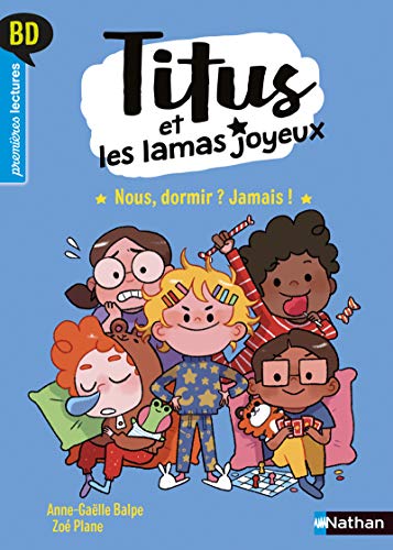 jaquette livre Titus Et Les Lamas Joyeux - Nous, Dormir ? Jamais !