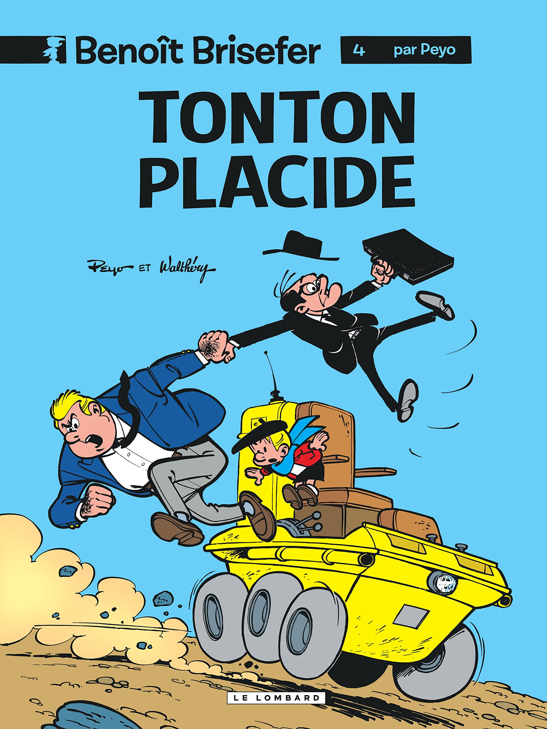 jaquette livre Benoît Brisefer, tome 4 : Tonton Placide