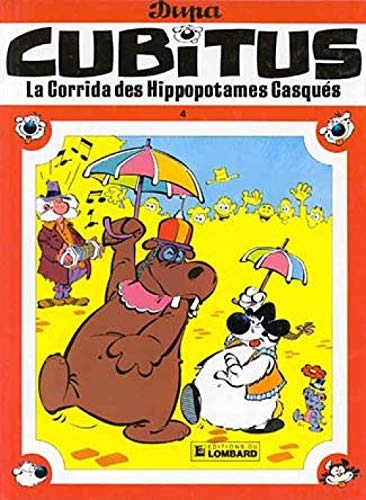 jaquette livre Cubitus Tome 4 : La Corrida Des Hippopotames Casques