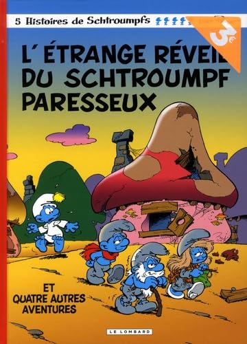 jaquette livre Les Schtroumpfs Tome 15 - L'étrange Réveil Du Schtroumpf Paresseux