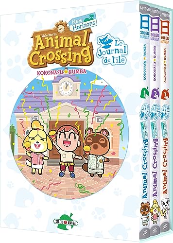 jaquette livre Animal Crossing - New Horizons - Le journal de l'île - Coffret Starter