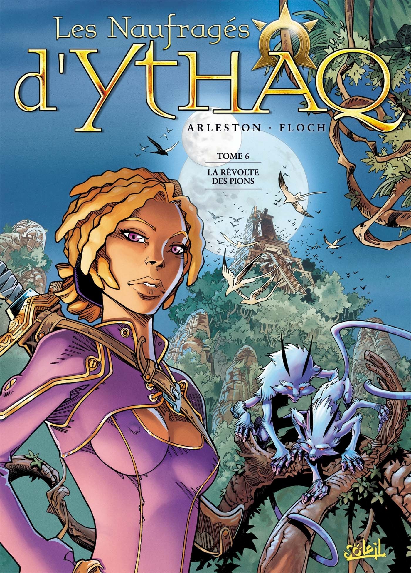 jaquette livre Les Naufragés d'Ythaq, Tome 6 : La révolte des pions