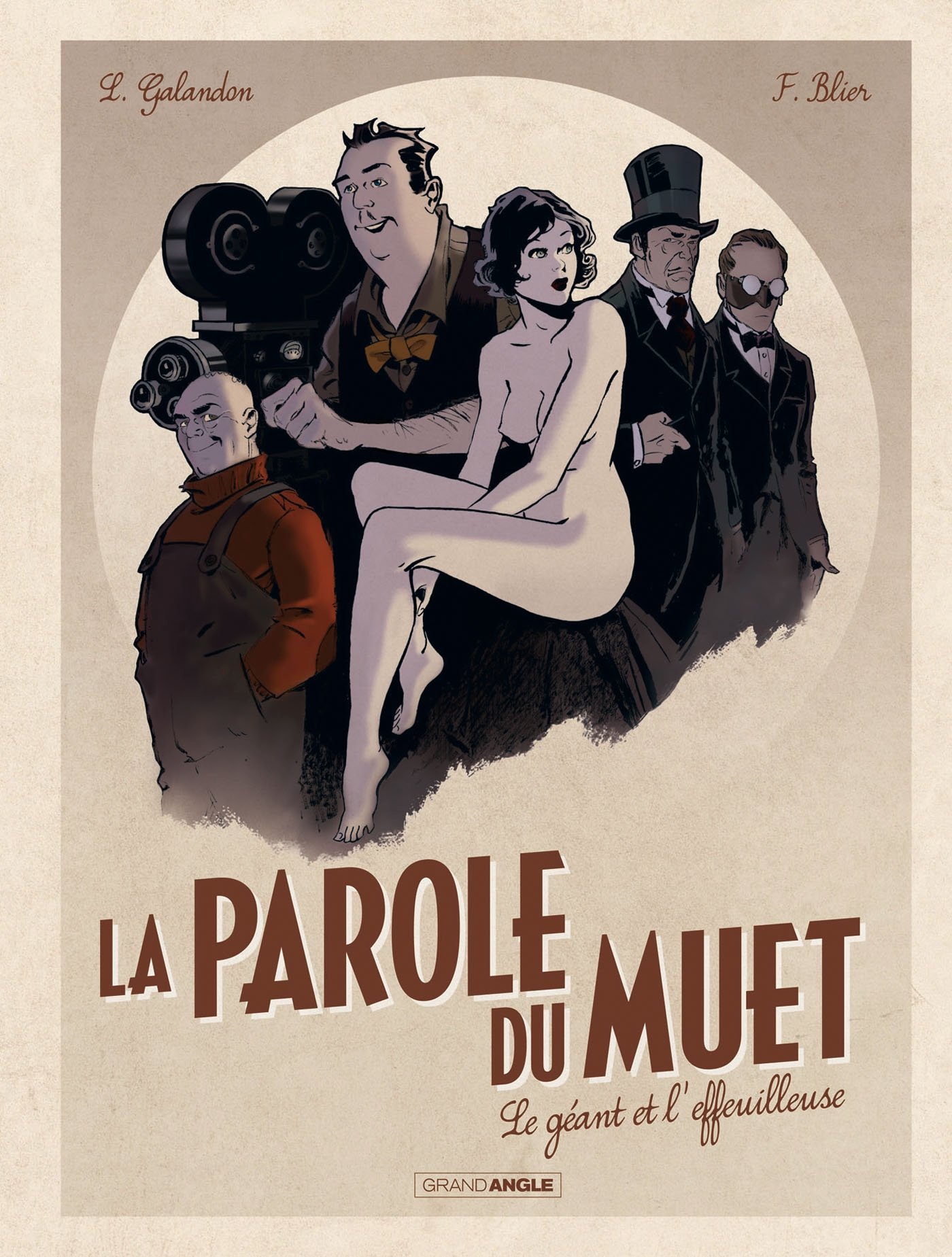 jaquette livre La parole du muet - volume 1 - Le géant et l'effeuilleuse
