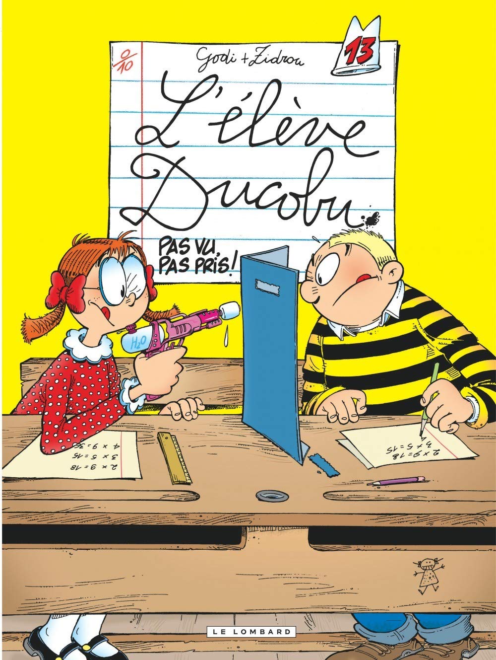 jaquette livre Ducobu  - tome 13 - Pas vu, pas pris !