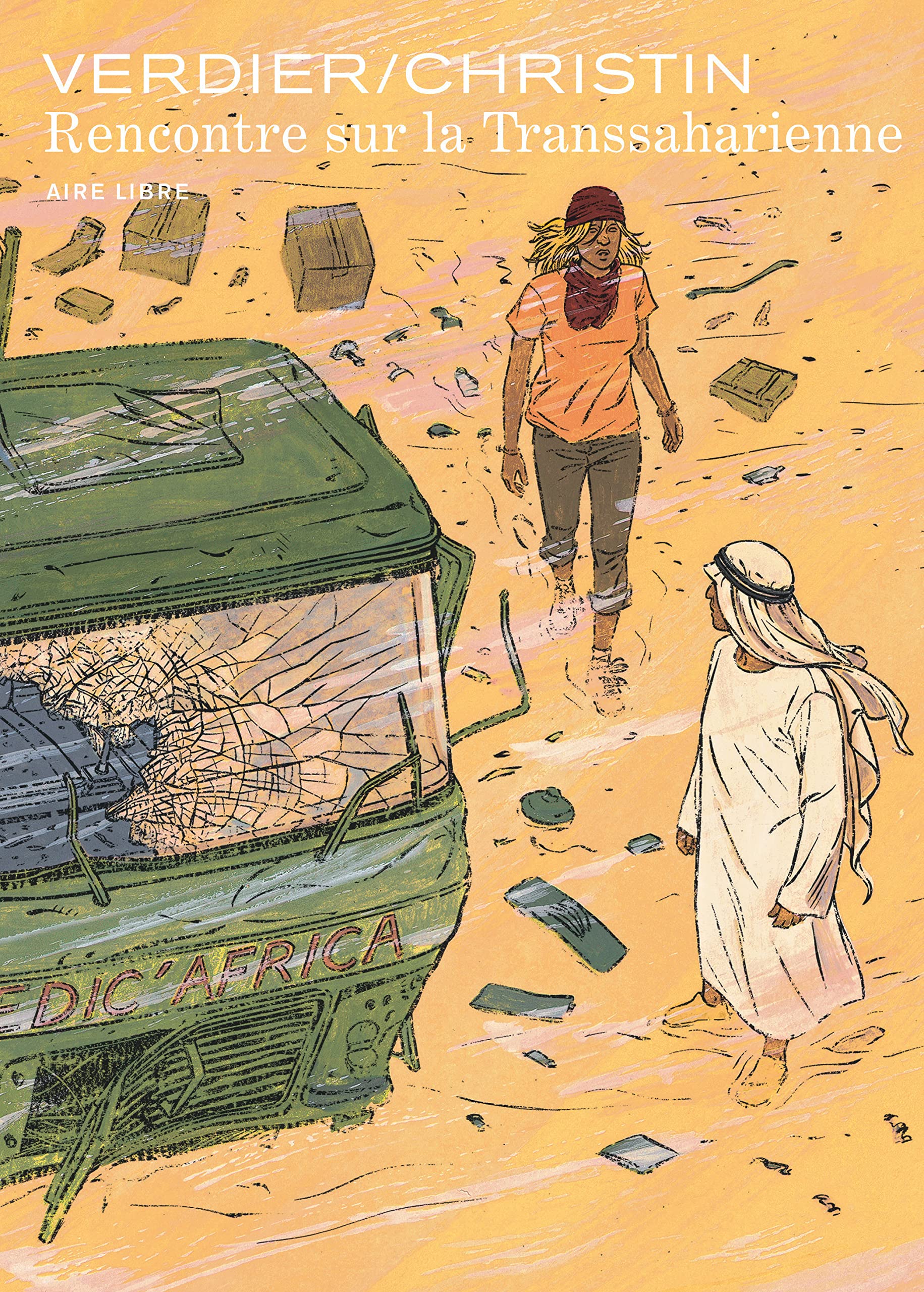 jaquette livre Rencontre sur la Transsaharienne - tome 1 - Rencontre sur la Transsaharienne