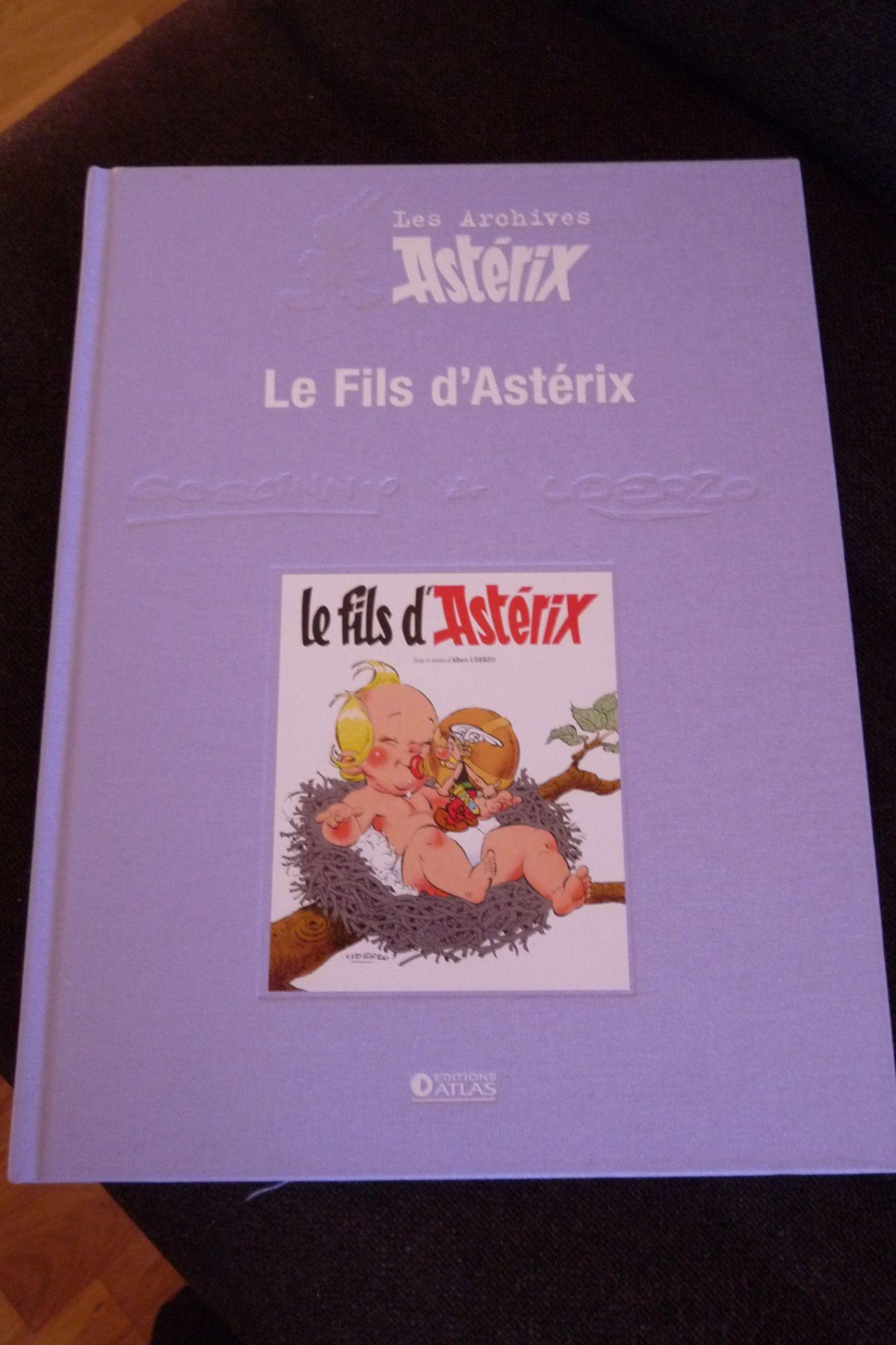 jaquette livre LES ARCHIVES D'ASTERIX  :  LE FILS D'ASTERIX