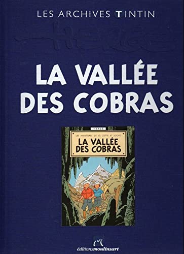 jaquette livre Les aventures de Jo, Zette et Jocko - La vallée des cobras - Les archives Tintin - éditions Moulinsart
