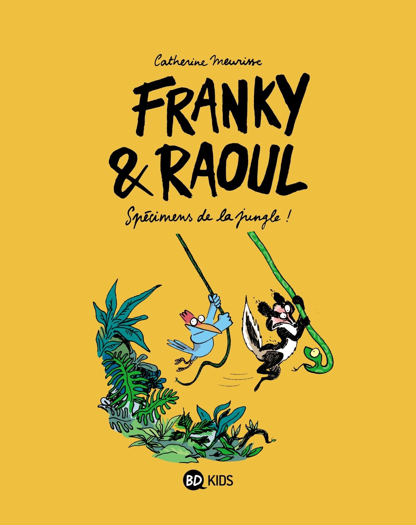 jaquette livre Franky et raoul - Spécimens de la jungle