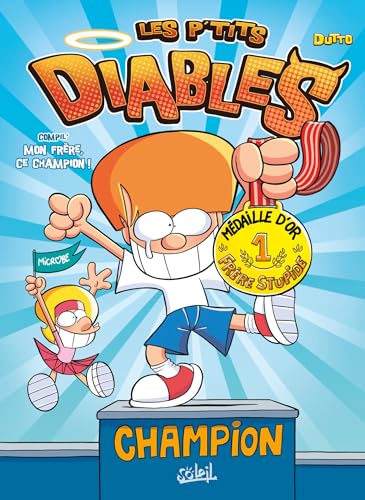 jaquette livre Les P'tits Diables Compil - Mon Frère, Ce Champion !