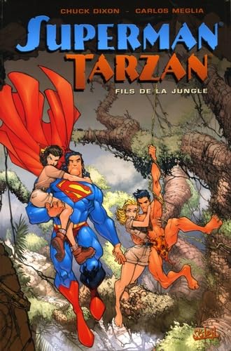 jaquette livre Superman Tarzan - Fils De La Jungle