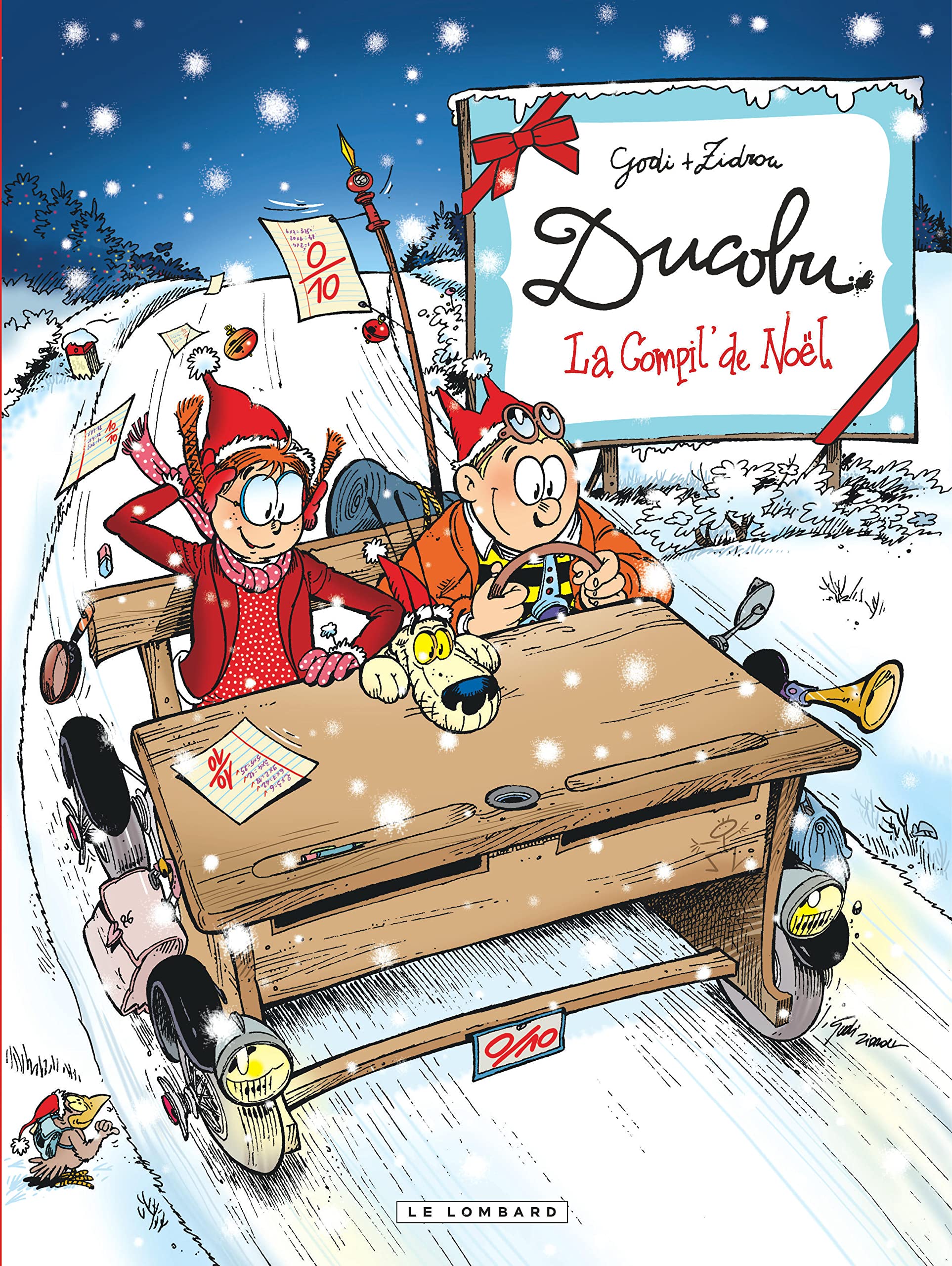 jaquette livre Ducobu - compilation - tome 0 - Ducobu La Compil' de Noël