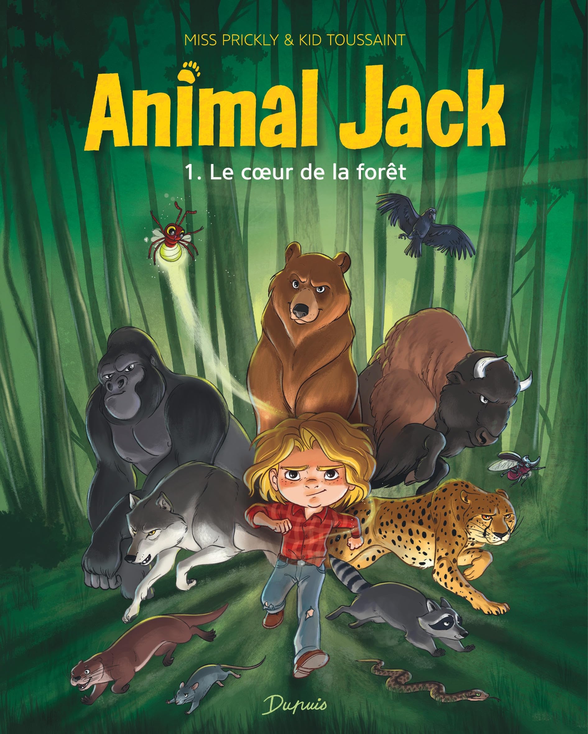 jaquette livre Animal Jack - tome 1 - Le coeur de la forêt
