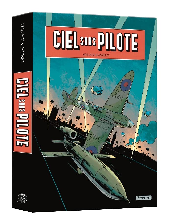 jaquette livre Ciel Sans Pilote - Fourreau Ciel Sans Pilote