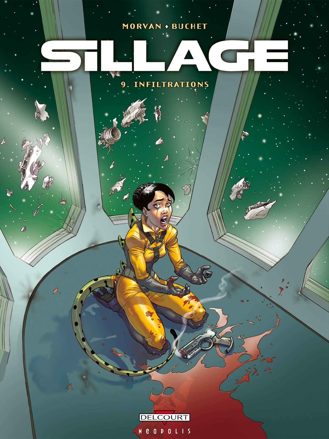 jaquette livre Sillage, Tome 9 : Infiltrations