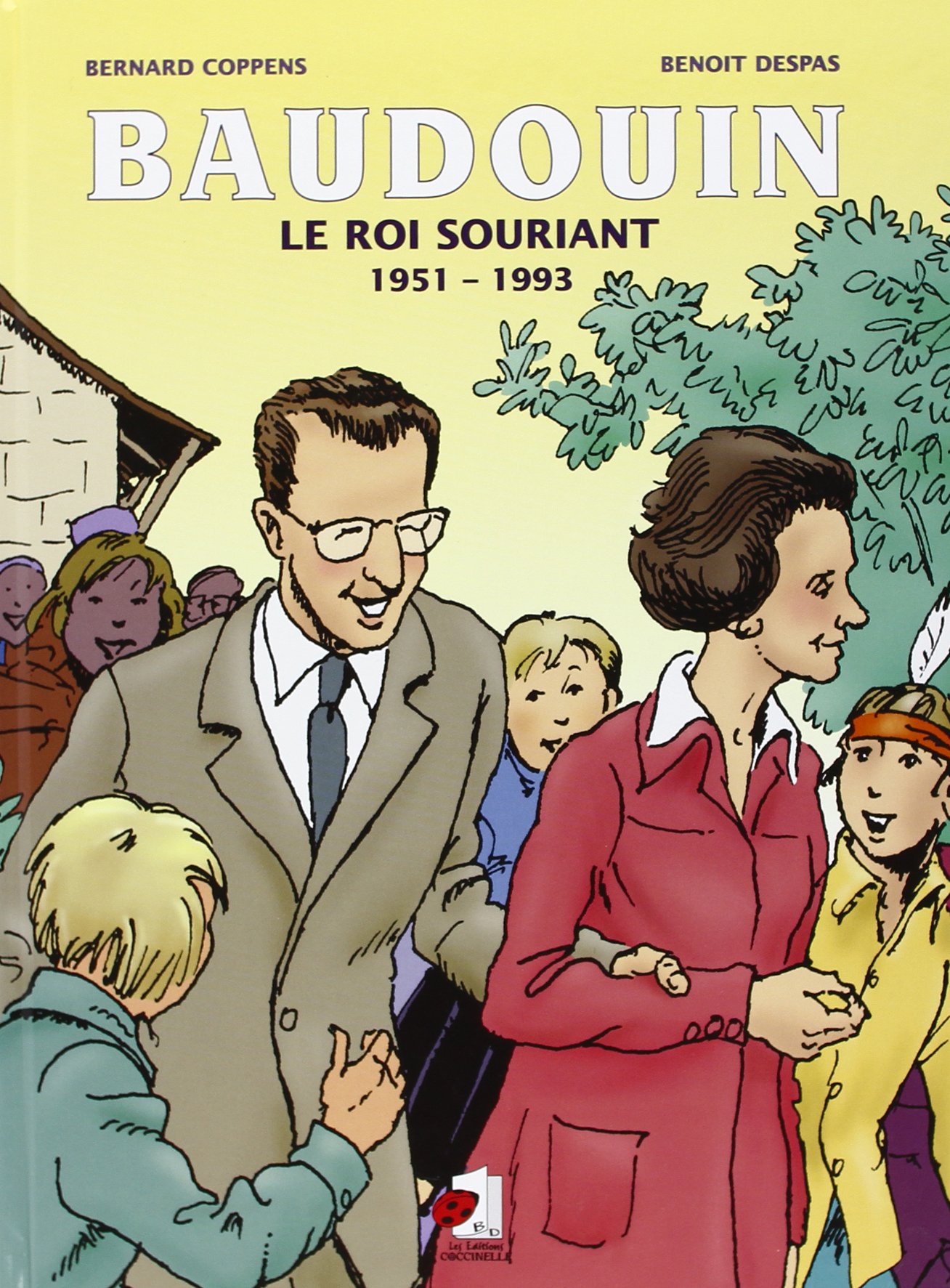 jaquette livre Baudouin le Roi Souriant BD