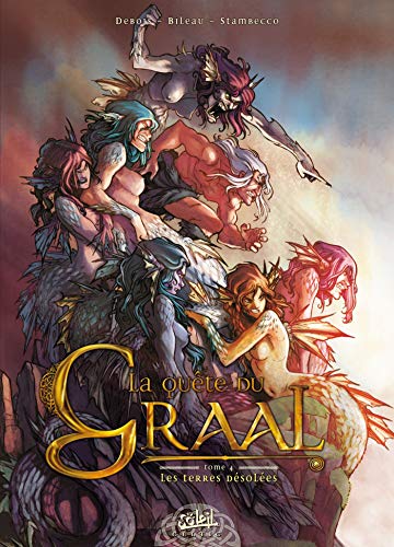 jaquette livre La Quête Du Graal Tome 4 - Les Terres Désolées