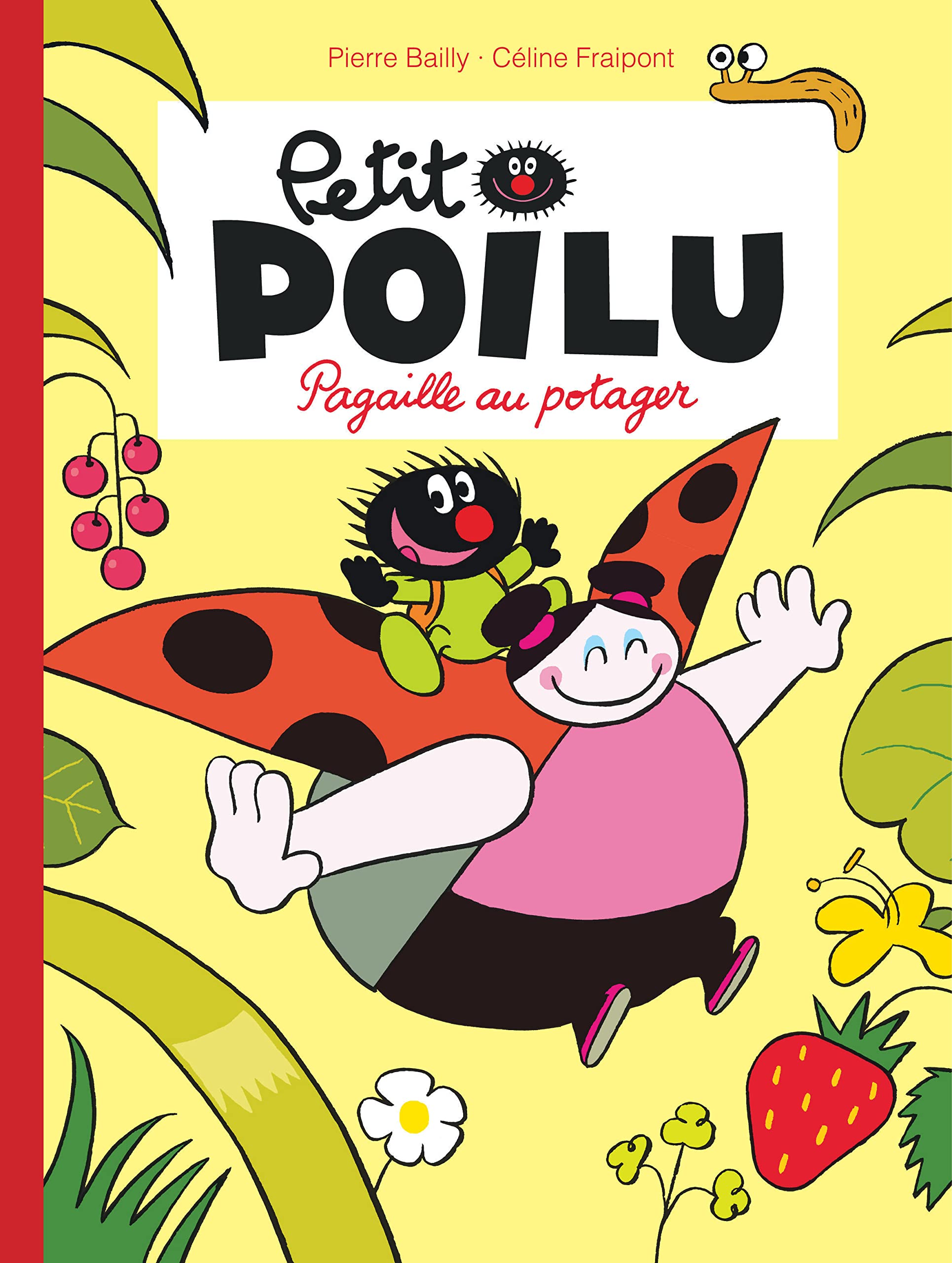 jaquette livre Petit Poilu - tome 3 - Pagaille au potager nouvelle maquette