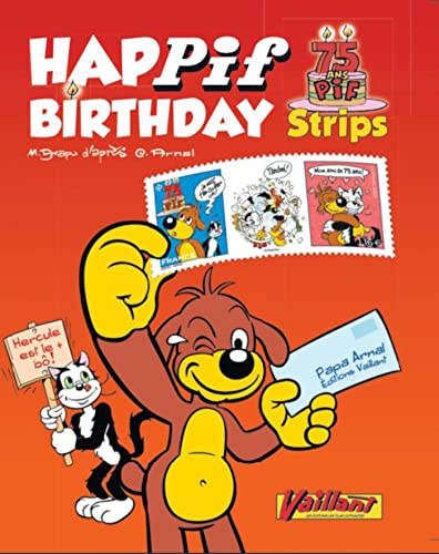 jaquette livre Happif Birthday - Strips 75 Ans Pif