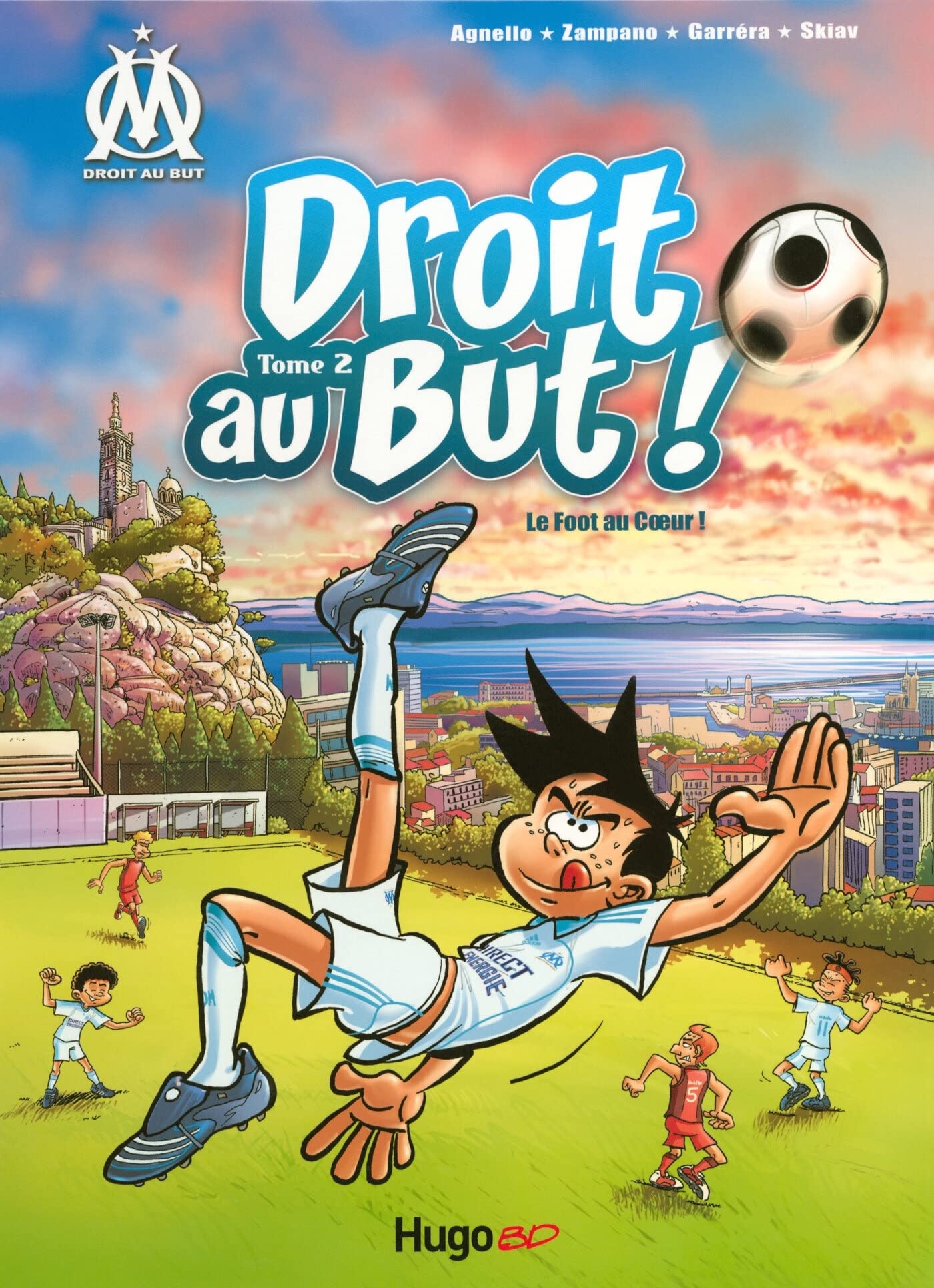 jaquette livre Droit au But T02 Le foot au coeur (02)