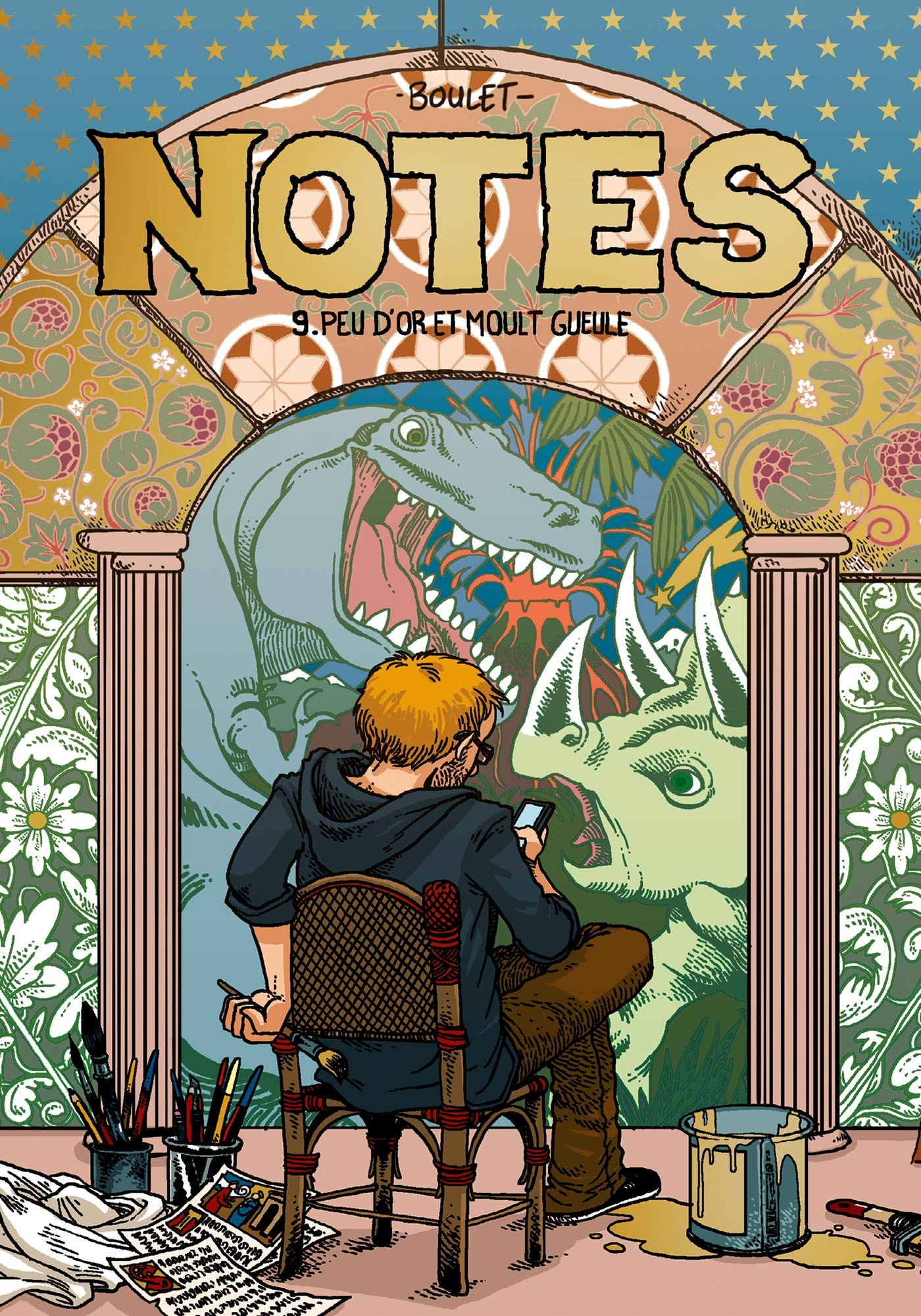 jaquette livre Notes T9 - Peu d'or et moult gueule