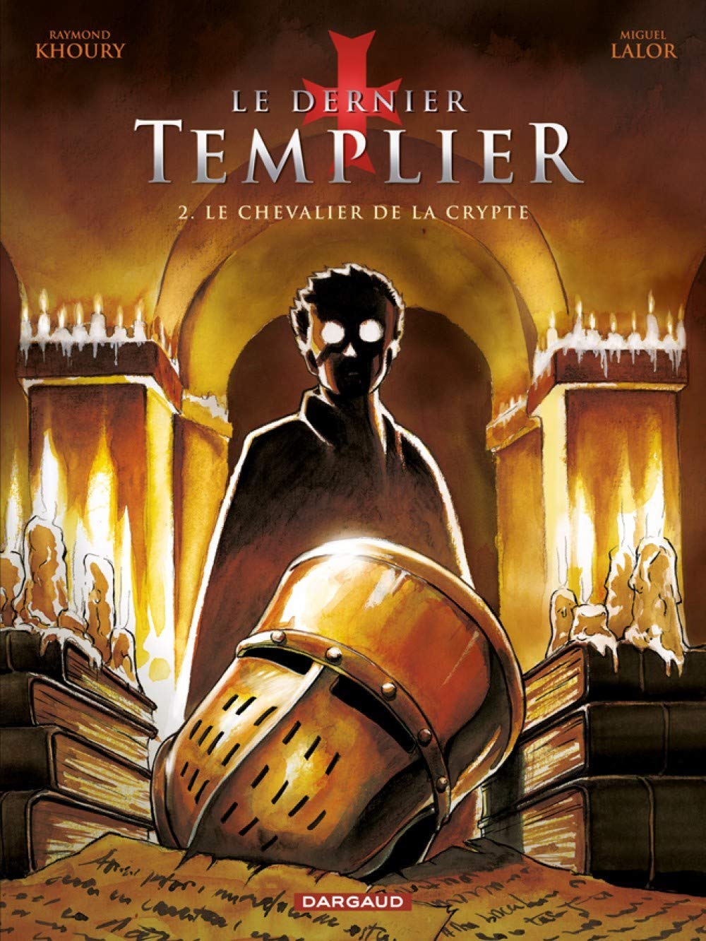 jaquette livre Dernier Templier (Le) - Saison 1 - tome 2 - Chevalier de la crypte (2/4)