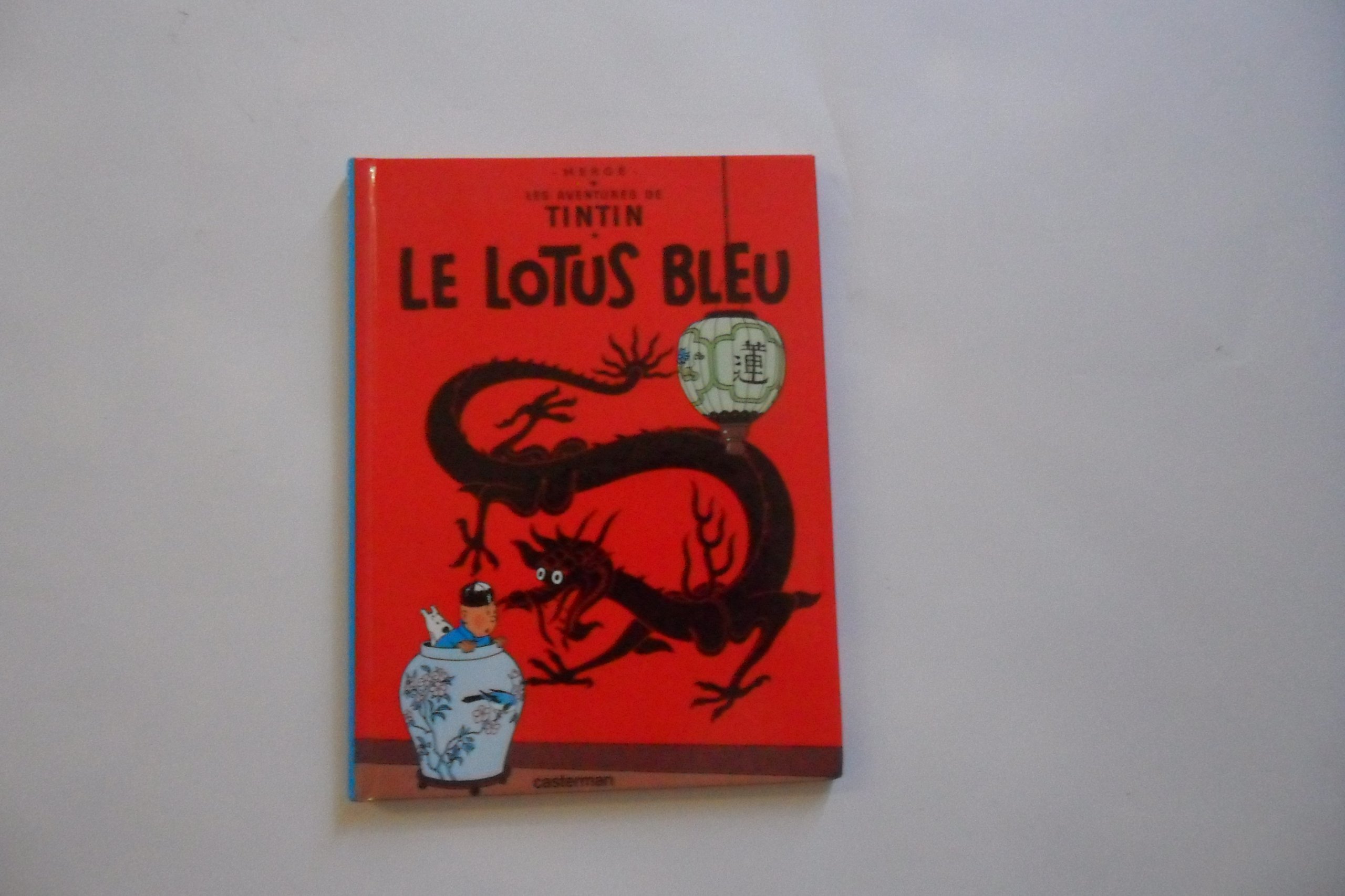 jaquette livre Les Aventures de Tintin, Tome 5 : Le Lotus bleu : Mini-album