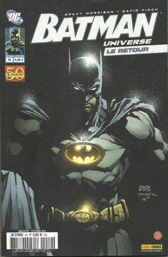 jaquette livre BATMAN UNIVERSEL LE RETOUR N°10