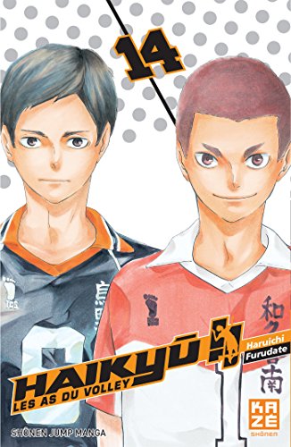 jaquette livre Haikyu !! - Les as du volley ball - Tome 14 : La bataille des dégonflés