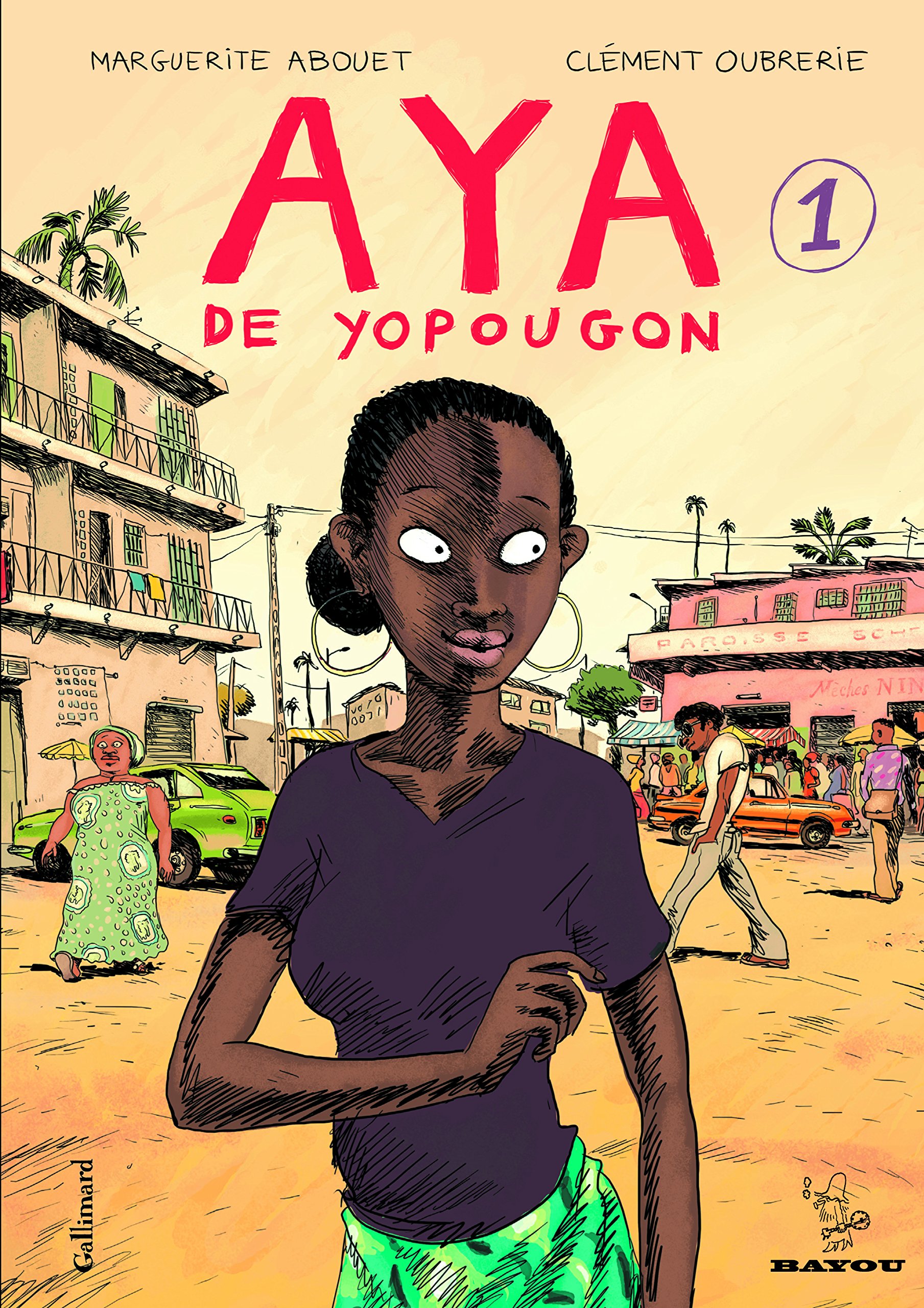 jaquette livre Aya de Yopougon (Tome 1)