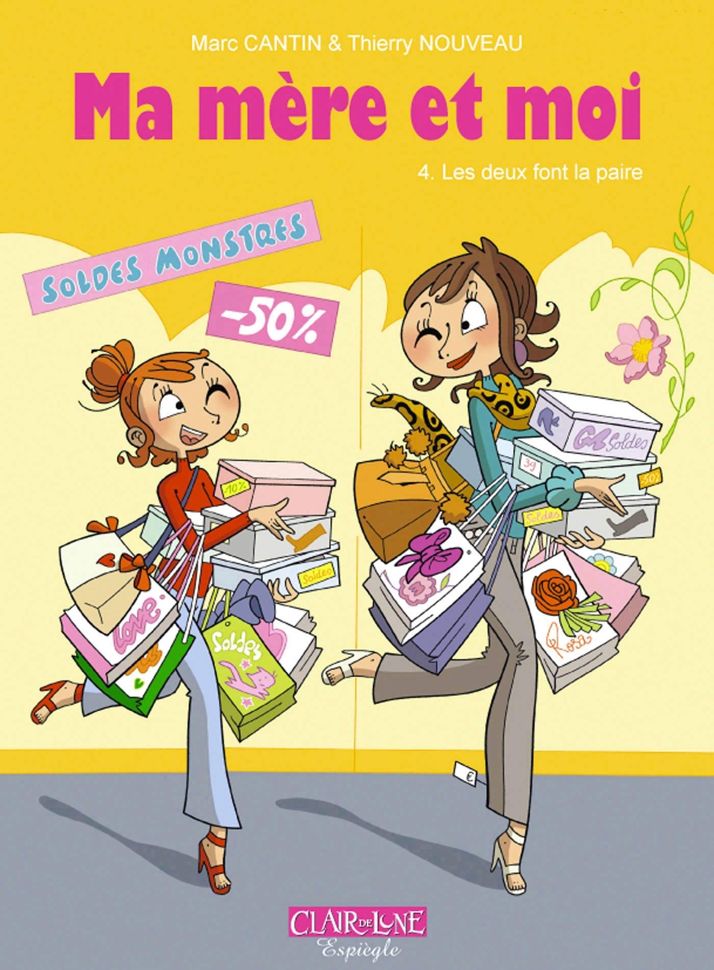 jaquette livre Ma mère et moi, Tome 4 : Les deux font la paire