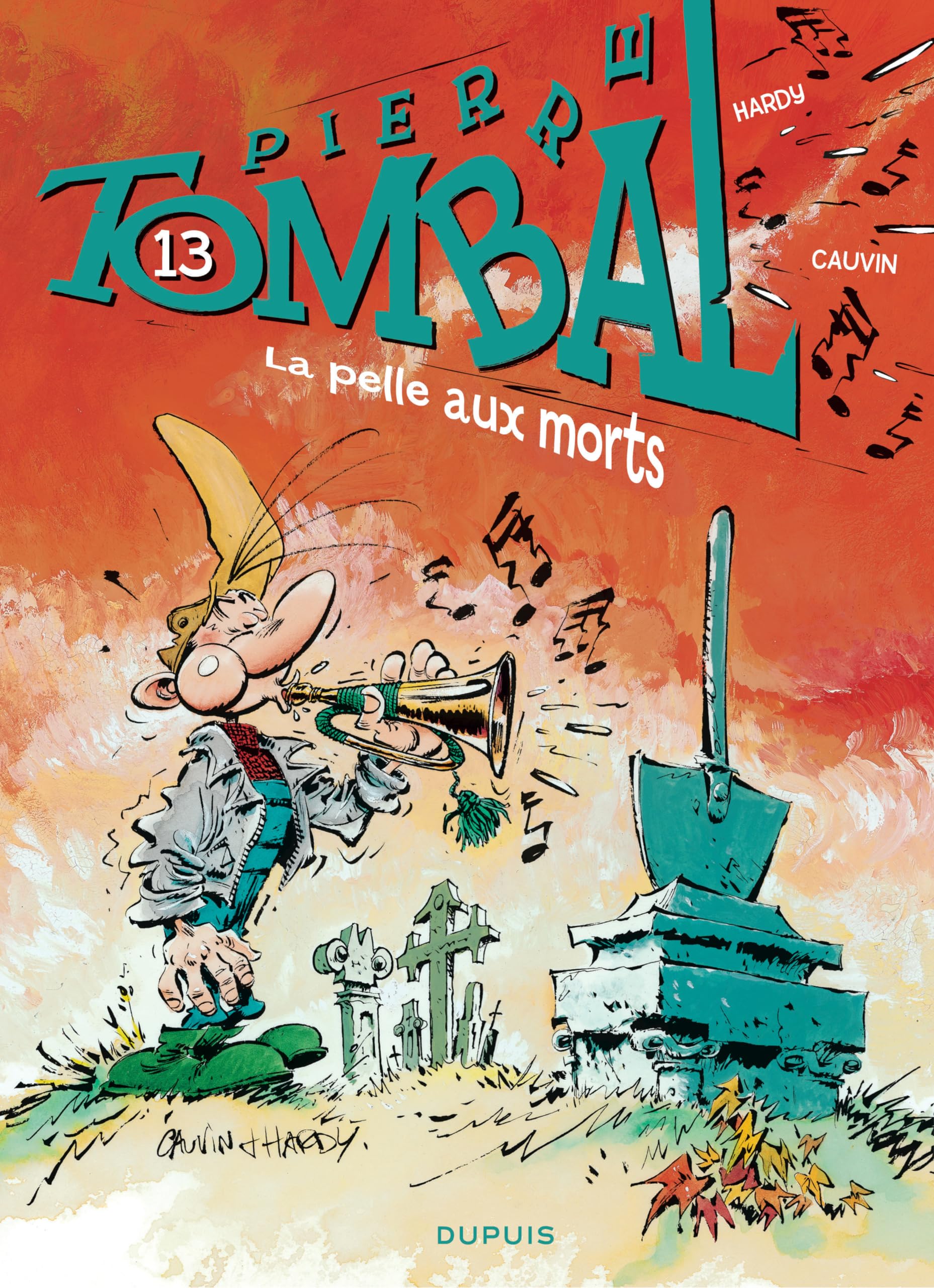 jaquette livre Pierre Tombal - tome 13 - LA PELLE AUX MORTS