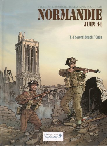jaquette livre Normandie Juin 44 Tome 4 - Sword Beach / Caen
