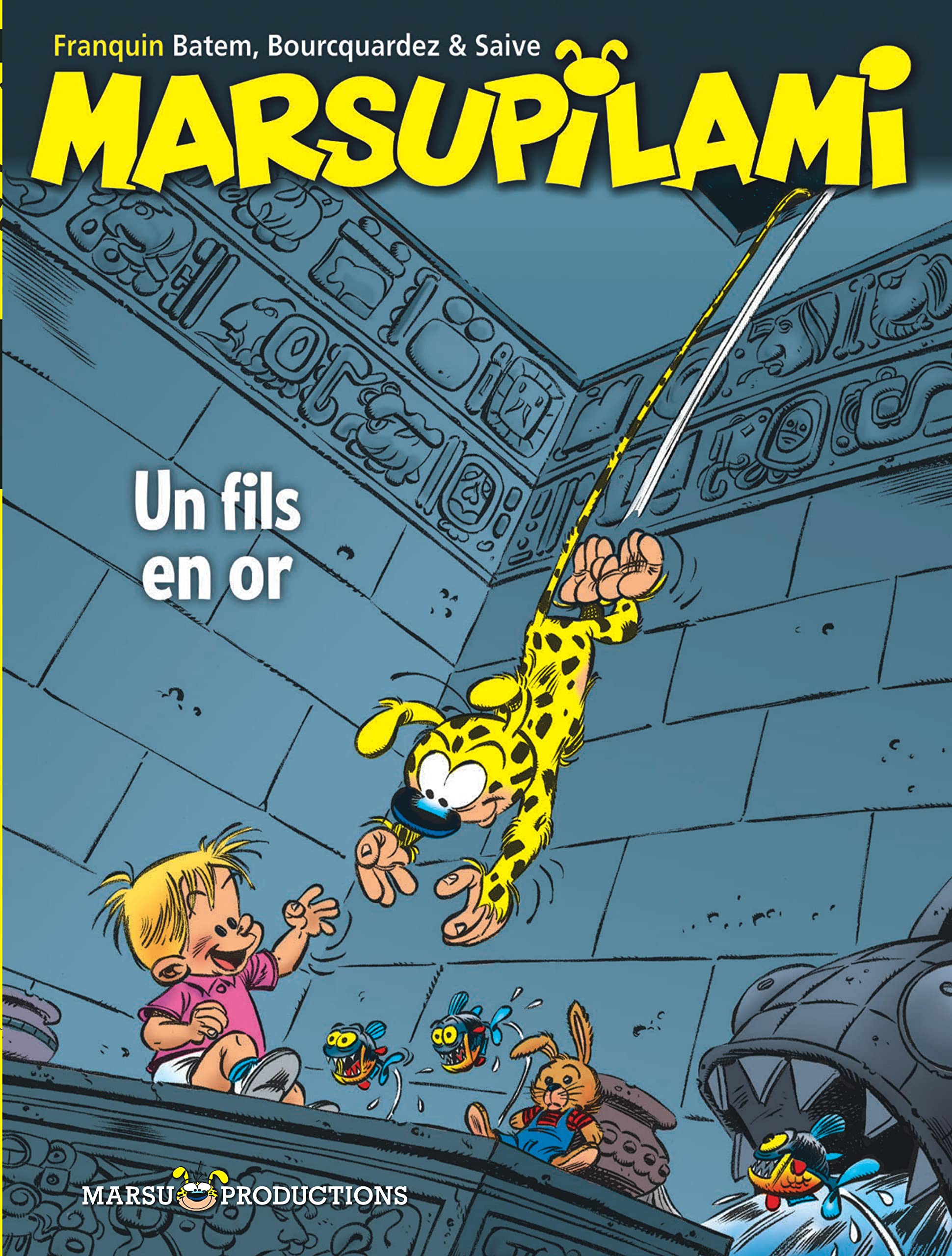 jaquette livre Marsupilami - tome 14 (OP Vu à la télé)
