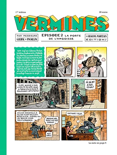 jaquette livre Vermines Tome 2 - La Porte De L'angoisse