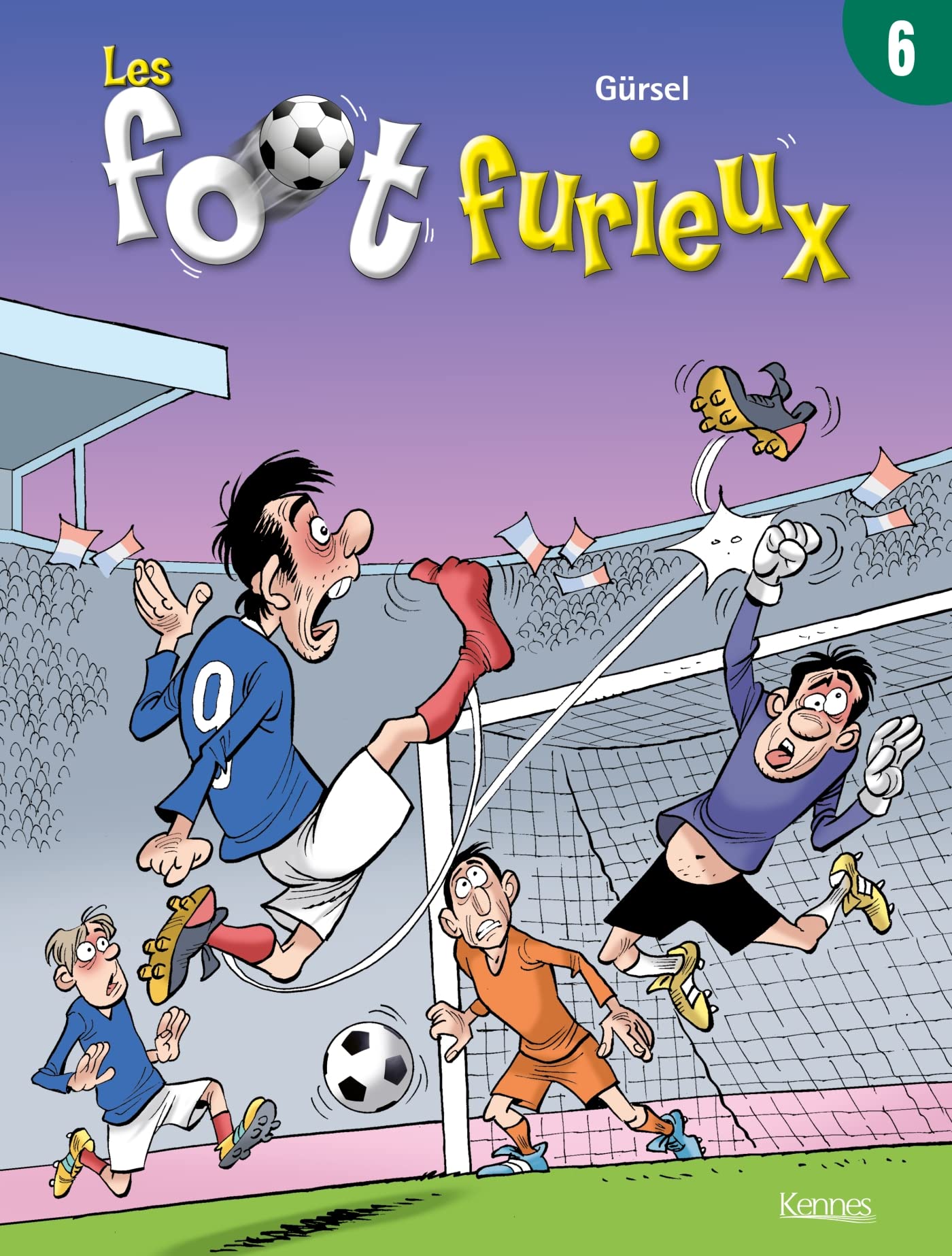 jaquette livre Les foot furieux, Tome 6 :