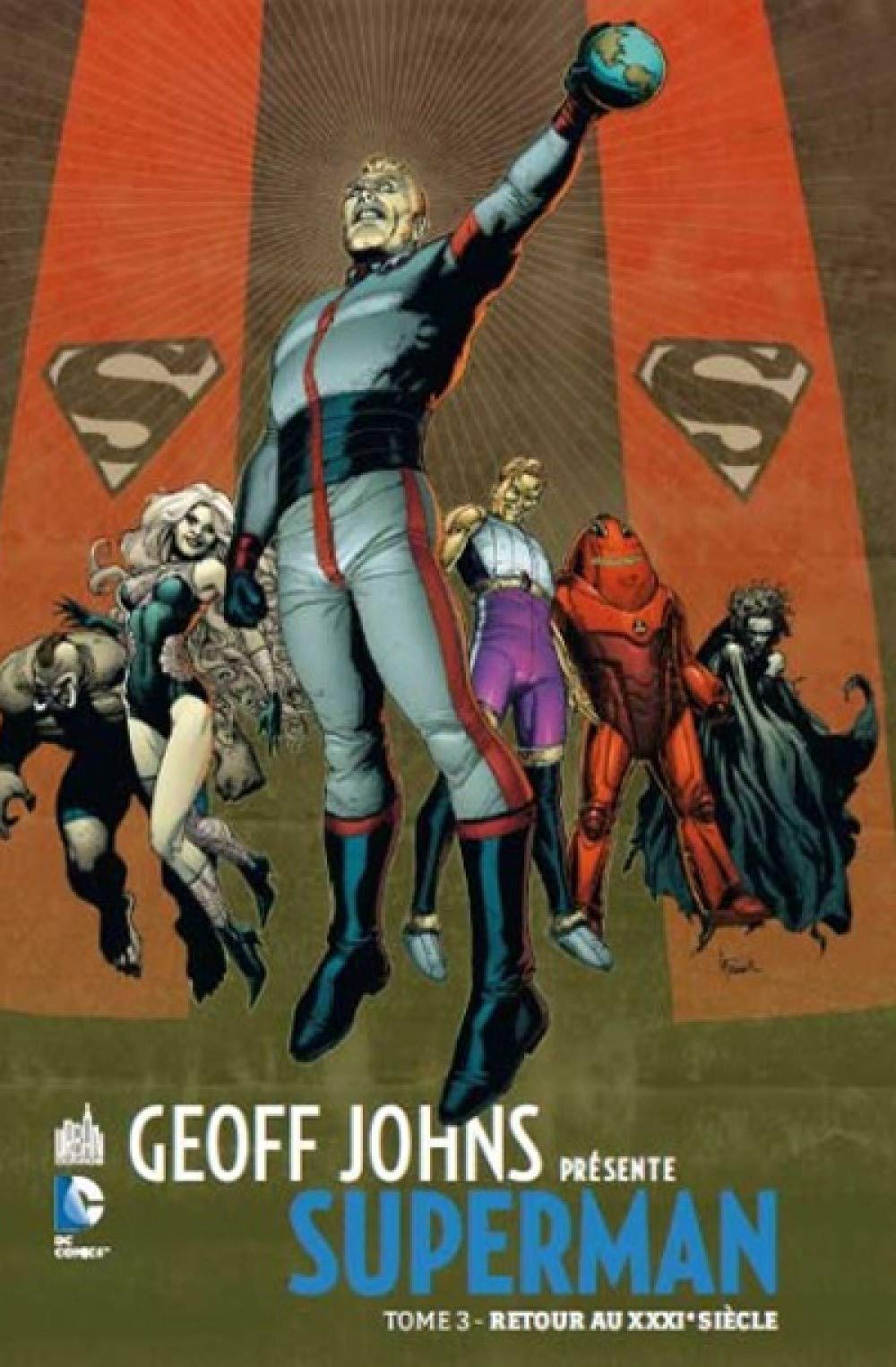 jaquette livre Geoff Johns présente Superman tome 3