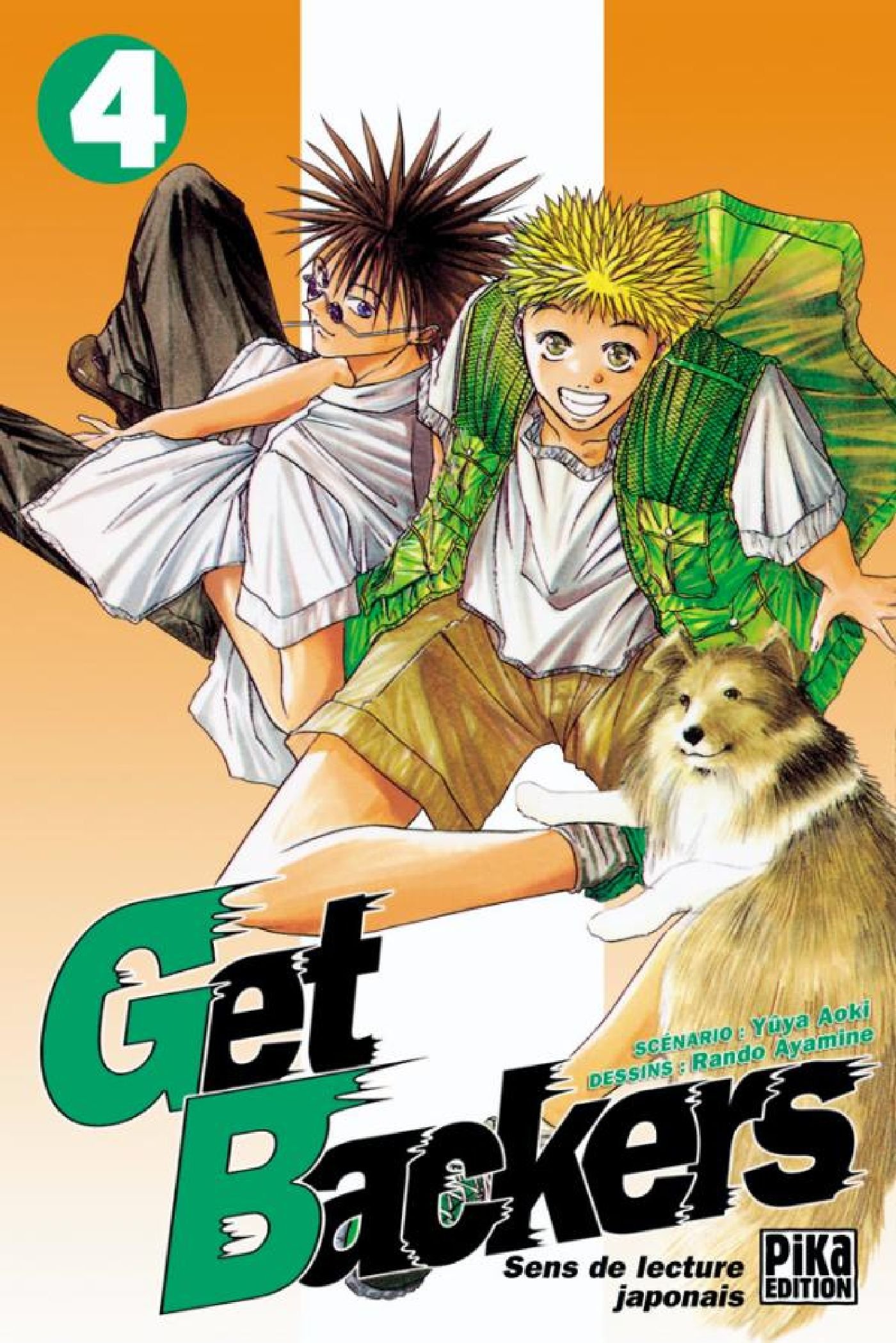 jaquette livre Get Backers, tome 4