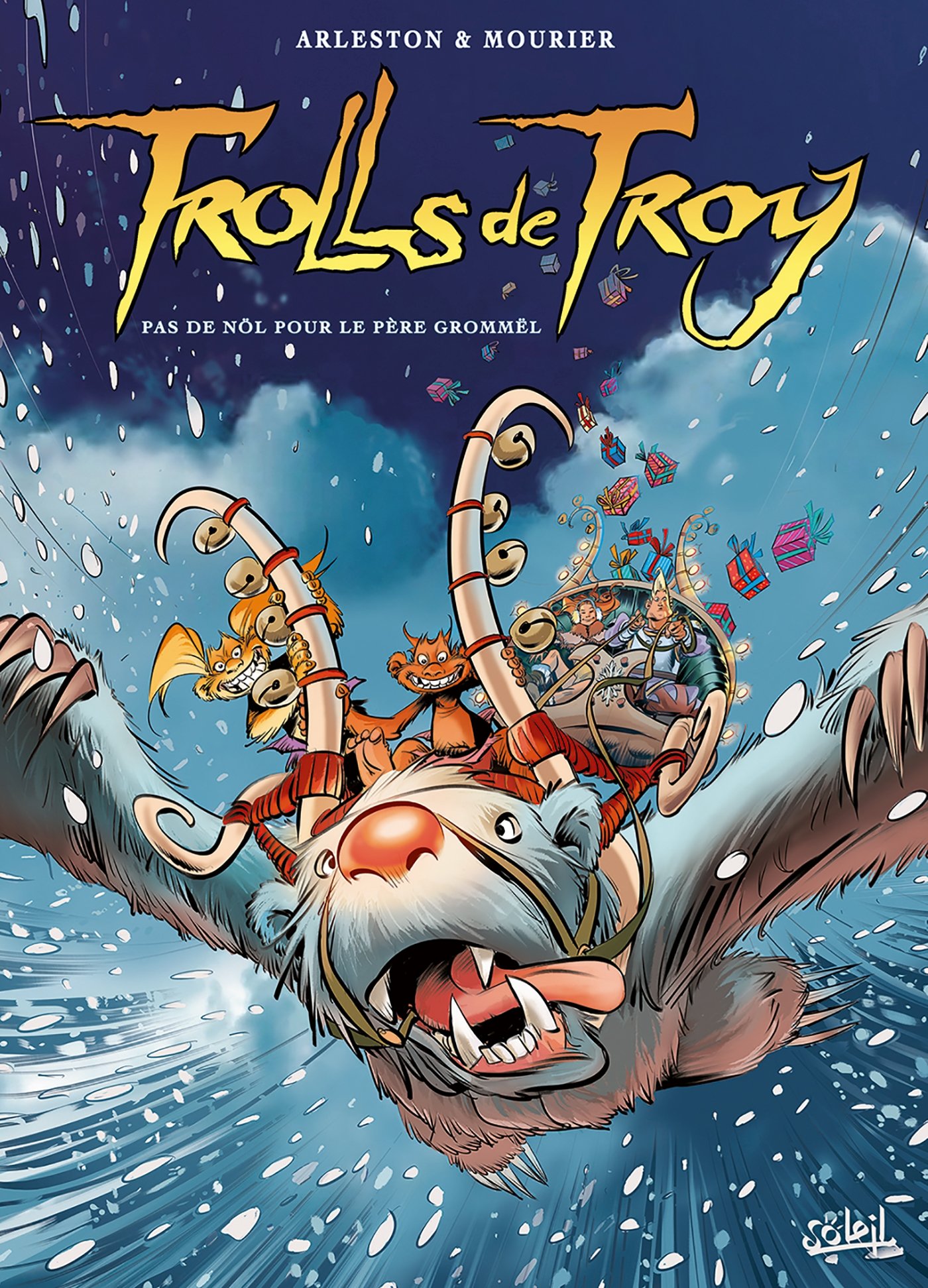 jaquette livre Trolls de Troy T19 - Pas de Nöl pour le père Grommël