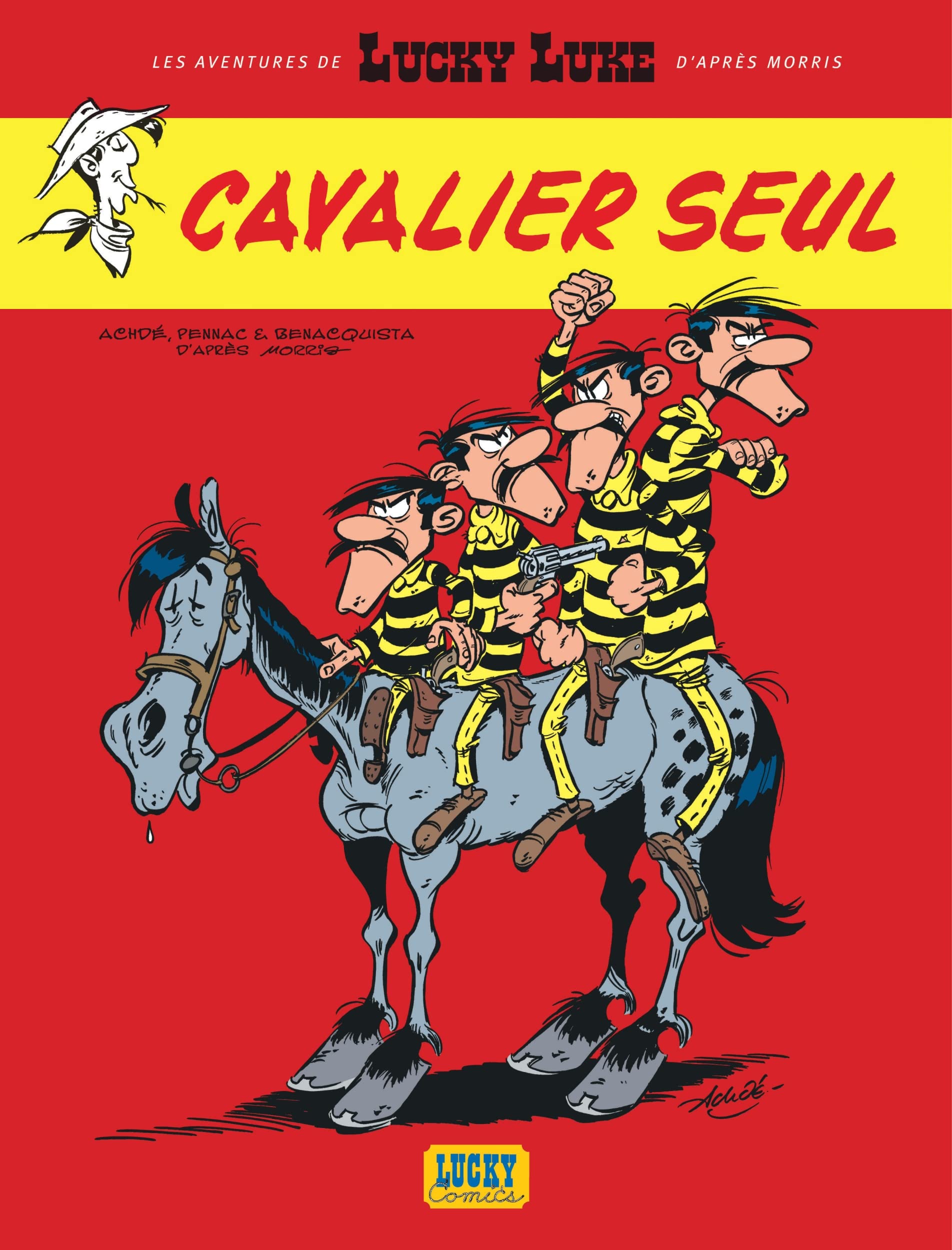 jaquette livre Aventures de Lucky Luke d'après Morris (Les) - tome 5 - Cavalier seul (5)