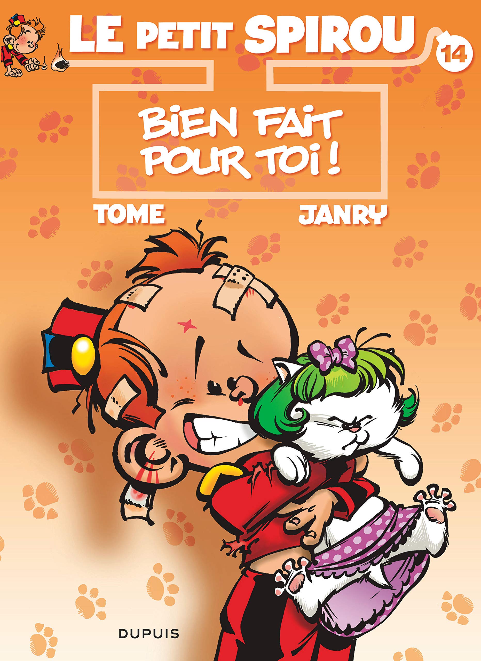 jaquette livre Le Petit Spirou, tome 14 : Bien fait pour toi !