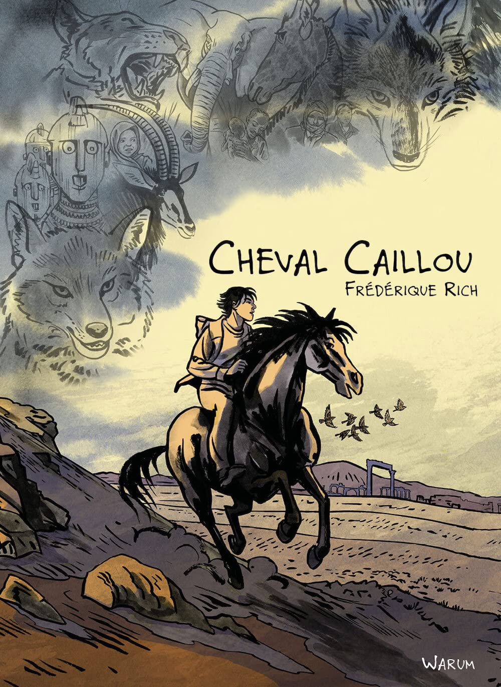 jaquette livre Cheval Caillou
