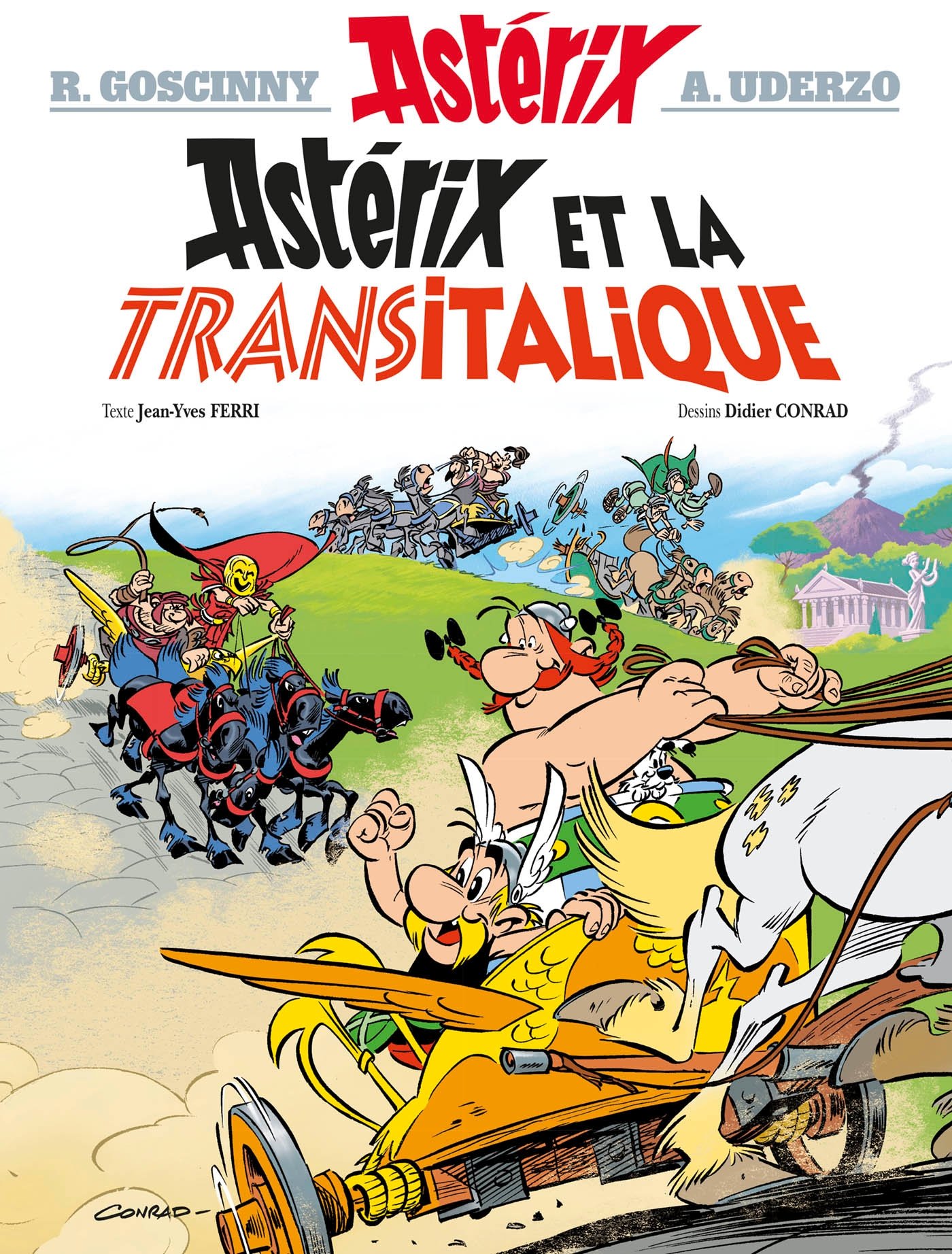 jaquette livre Astérix - Astérix et la Transitalique - n°37