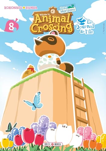 jaquette livre Animal Crossing - New Horizons - Le journal de l'île - Tome 8