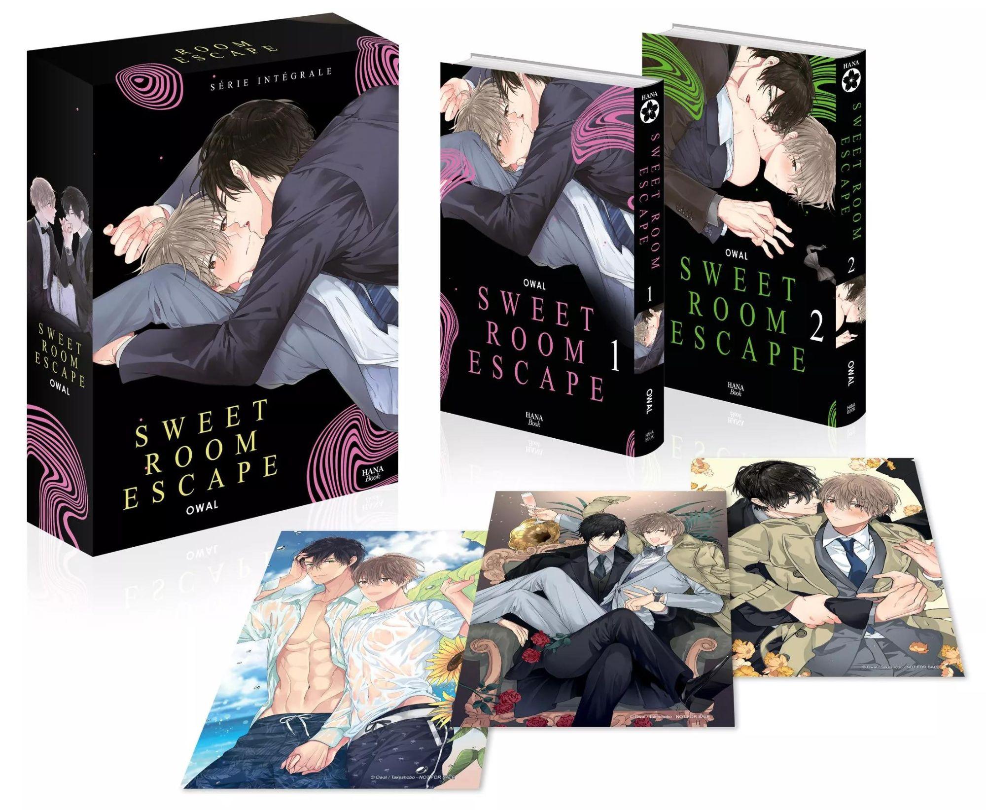 jaquette livre Sweet Room Escape - Coffret Collector